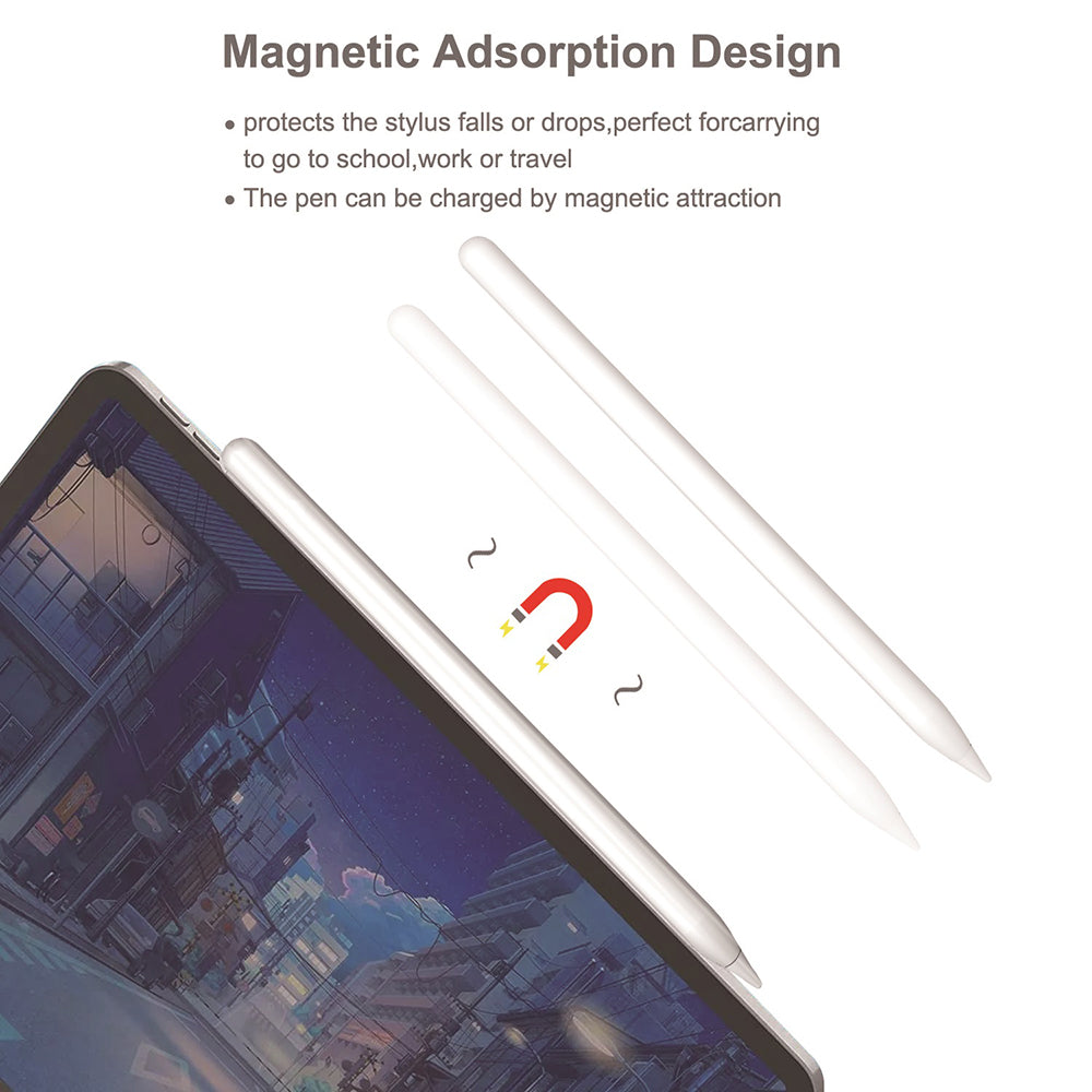 Touch Pen Techsuit M2 за Apple iPad, Активна версия, Бял