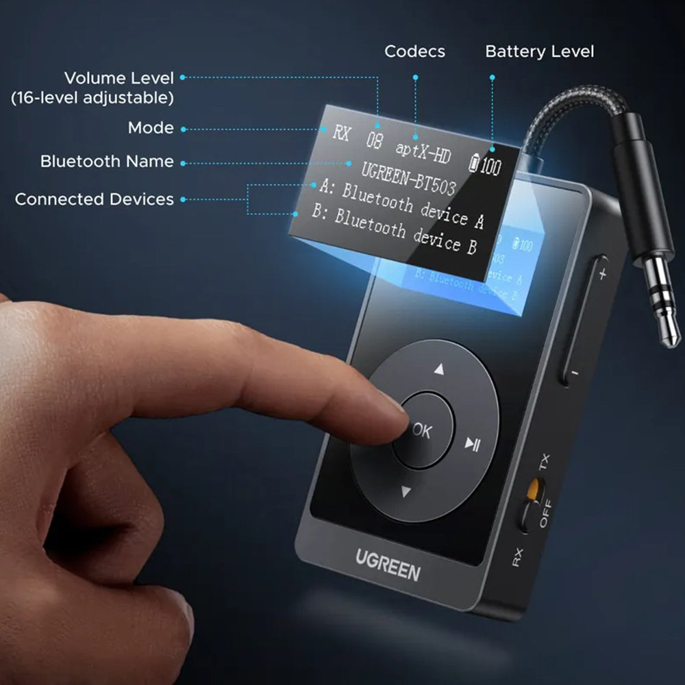 Трансмитер / Ресийвър Bluetooth UGREEN BT503 (45492)