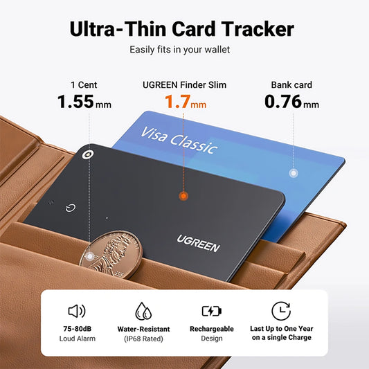 UGREEN SmartTag CM817 за iOS Series, Черен