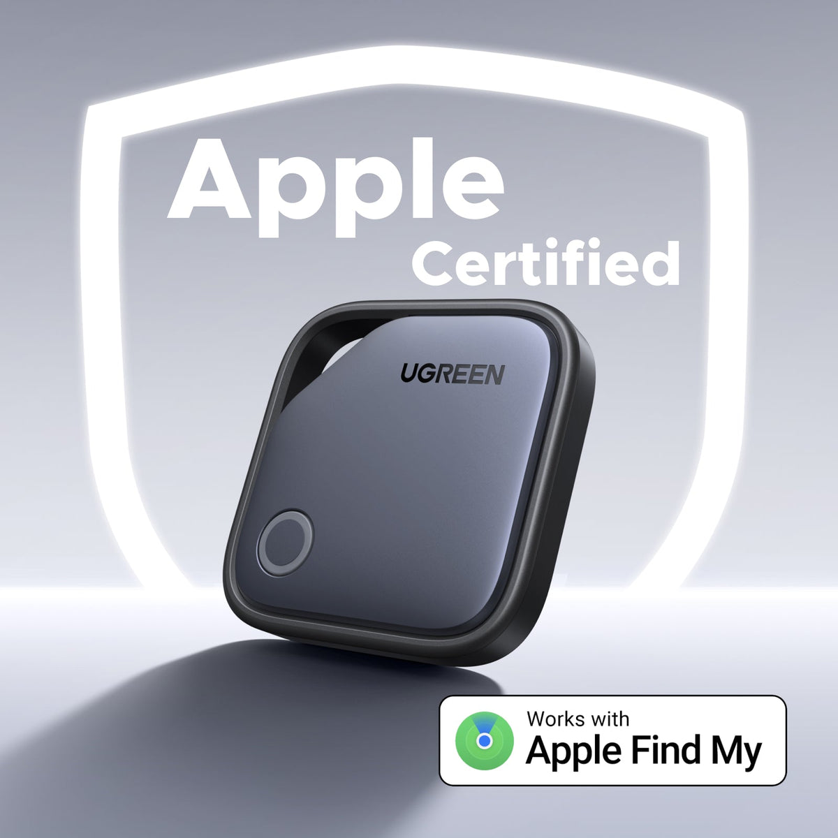 UGREEN SmartTag Pro Smart CM916 (75646P) за iOS / Android серия, комплект от 4 броя, черен