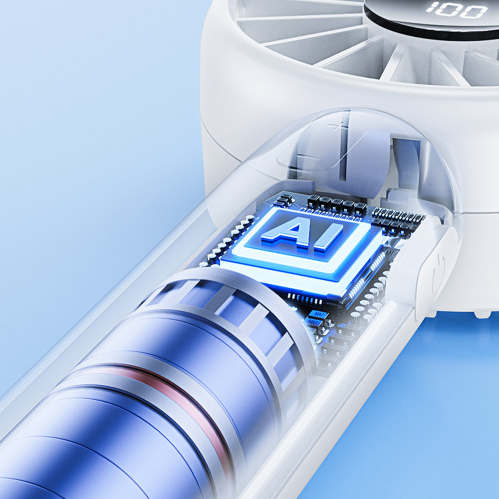 Преносим вентилатор Techsuit CT-110, син