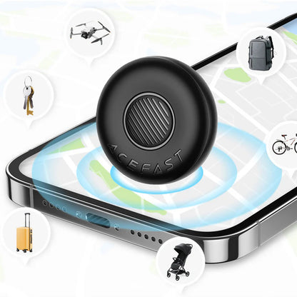 Acefast SmartTag S1 за iOS Series, Комплект 4 броя, Сив