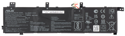 Батерия Asus X532 BATT / COS POLY / C31N1843, 3640mAh, сервизен пакет 0B200-03430000