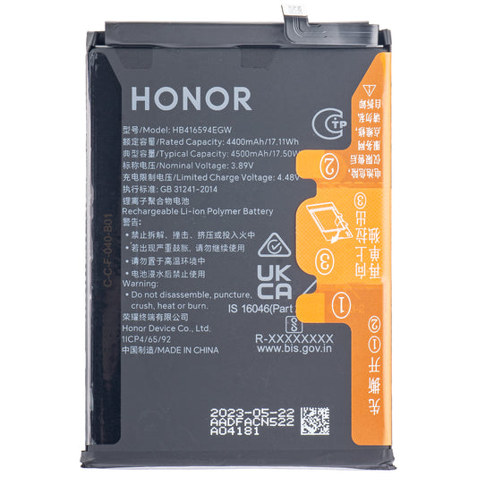 Акумулатор Honor 90 Lite / X8a, HB416594EGW, Swap