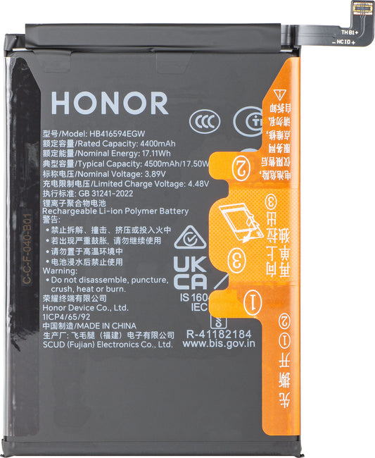 Акумулатор Honor 90 Lite / X8a, HB416594EGW, Service Pack 2402AADF