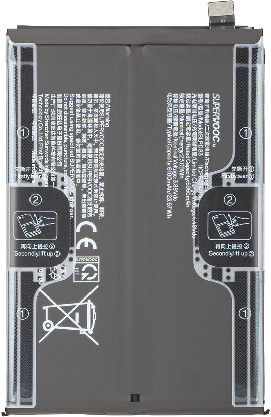 Акумулатор Oppo A6k / A6x 4G / A6t 4G, BLPD83, Service Pack 621035000401