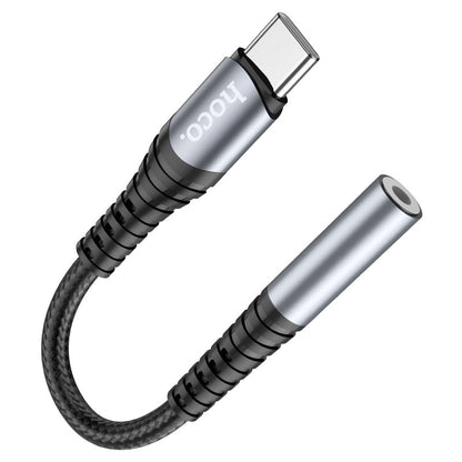 USB-C аудио адаптер - 3.5 мм HOCO LS33, сив
