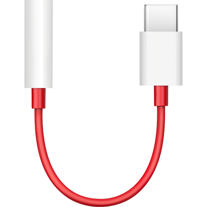 Аудио адаптер USB-C - 3,5 мм OnePlus TC01W, 0,09 м, червен 5461100024