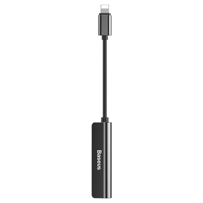 Аудио адаптер Lightning - Lightning / 3.5mm Baseus L52, Черен CALL52-01