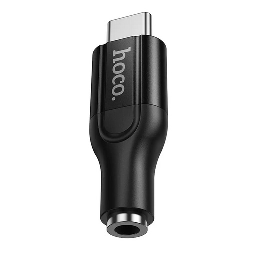 Аудио адаптер USB-C - 3.5 мм HOCO UPA35, Черен
