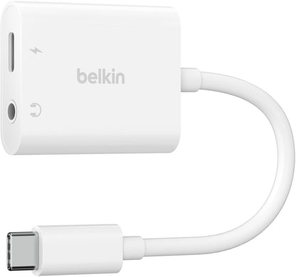 Аудио адаптер USB-C - 3.5mm / USB-C Belkin RockStar, Черен NPA004btBK