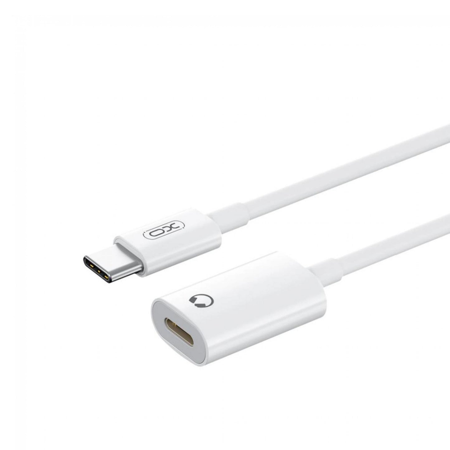 Аудио адаптер USB-C - Lightning XO Design NB-R268B, Бял