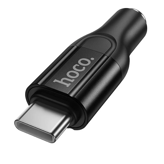 Аудио адаптер USB-C - 3.5 мм HOCO UPA35, Черен