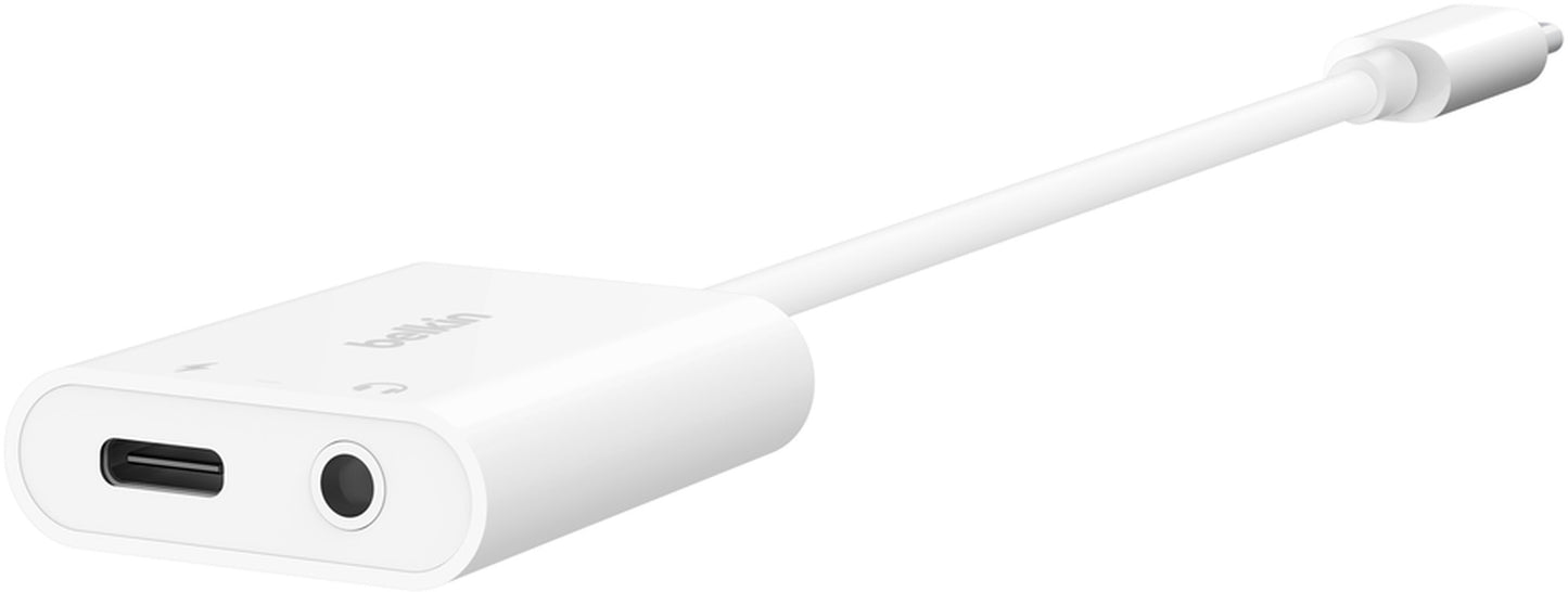 Аудио адаптер USB-C - 3.5mm / USB-C Belkin RockStar, Черен NPA004btBK