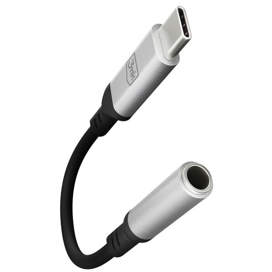 Аудио адаптер USB-C - 3.5 мм 3MK, Сребрист