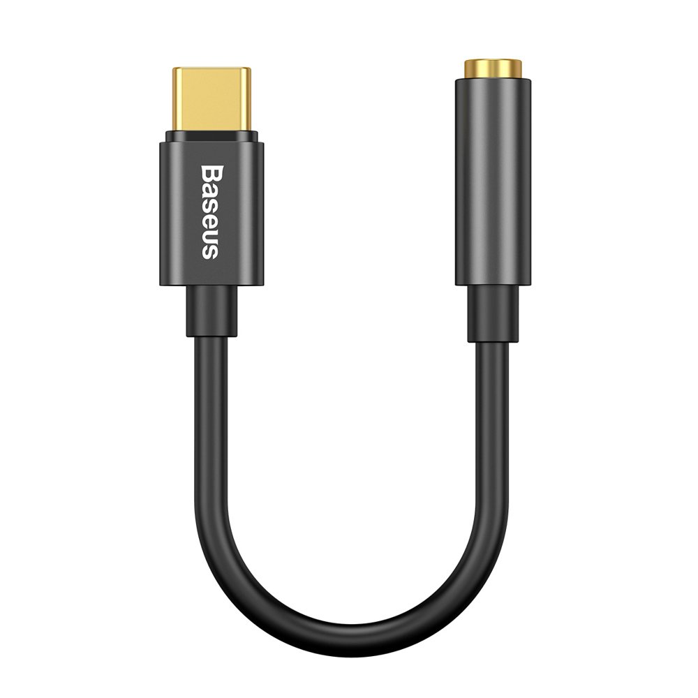 Аудио адаптер USB-C - 3,5 мм Baseus L54, черен CATL54-01
