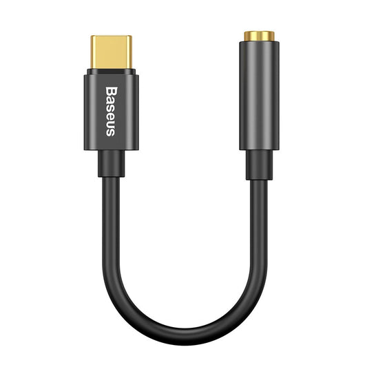 Аудио адаптер USB-C - 3,5 мм Baseus L54, черен CATL54-01