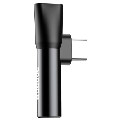 Аудио адаптер USB-C - USB-C / 3,5 мм Baseus L41, черен CATL41-01