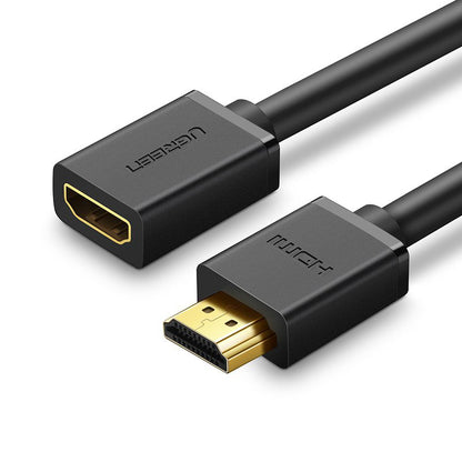 Удължителен видео кабел UGREEN HD107, HDMI - HDMI, 4K, 2m, Черен