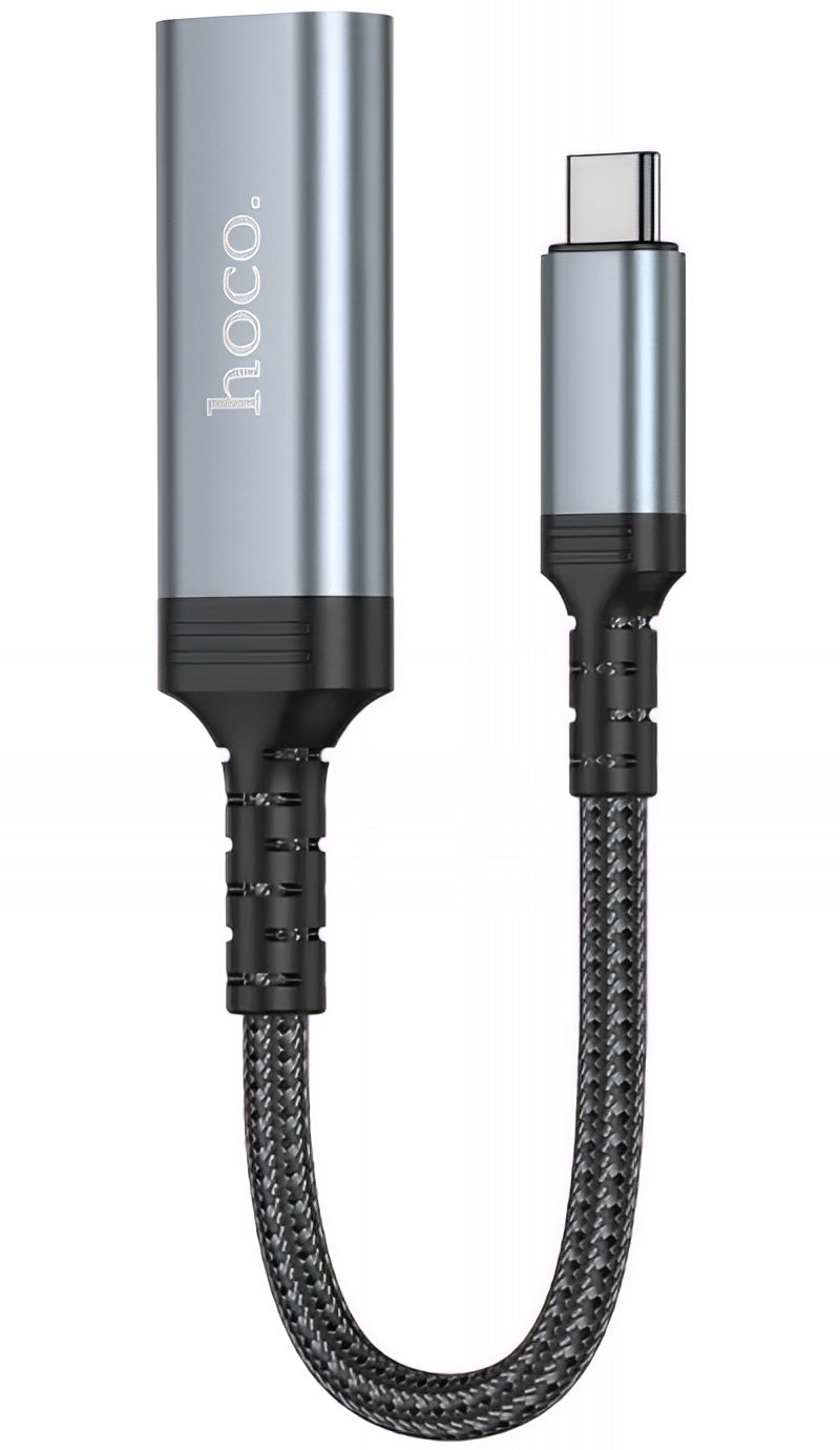 Аудио и видео адаптер USB-C - HDMI HOCO UA43A, Сив