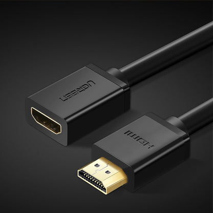 Удължителен видео кабел UGREEN HD107, HDMI - HDMI, 4K, 1m, Черен