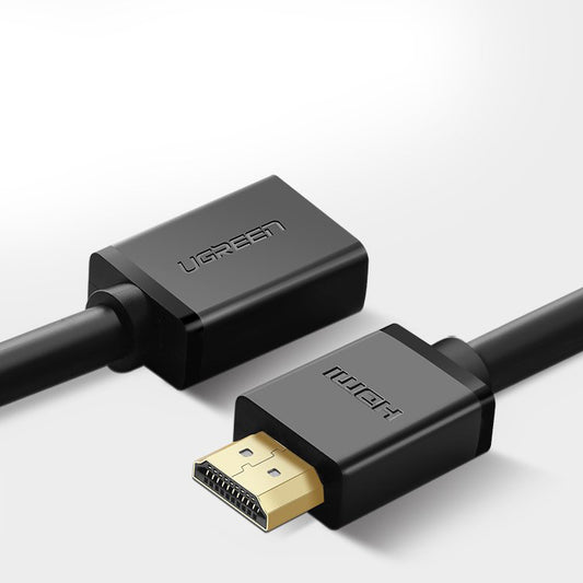 Удължителен видео кабел UGREEN HD107, HDMI - HDMI, 4K, 1m, Черен