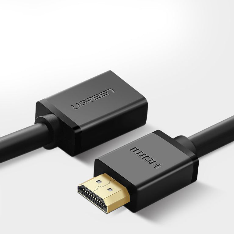 Удължителен видео кабел UGREEN HD107, HDMI - HDMI, 4K, 2m, Черен