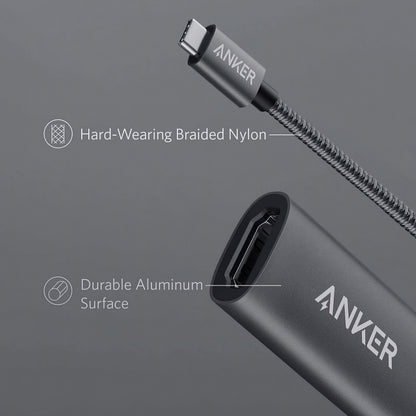 Аудио и видео адаптер USB-C - HDMI Anker PowerExpand+, Сив A83120A1