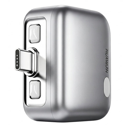 Авто адаптер USB-C KUWAJIA KH-51 с автоматично изключване и защита на батерията, сребрист