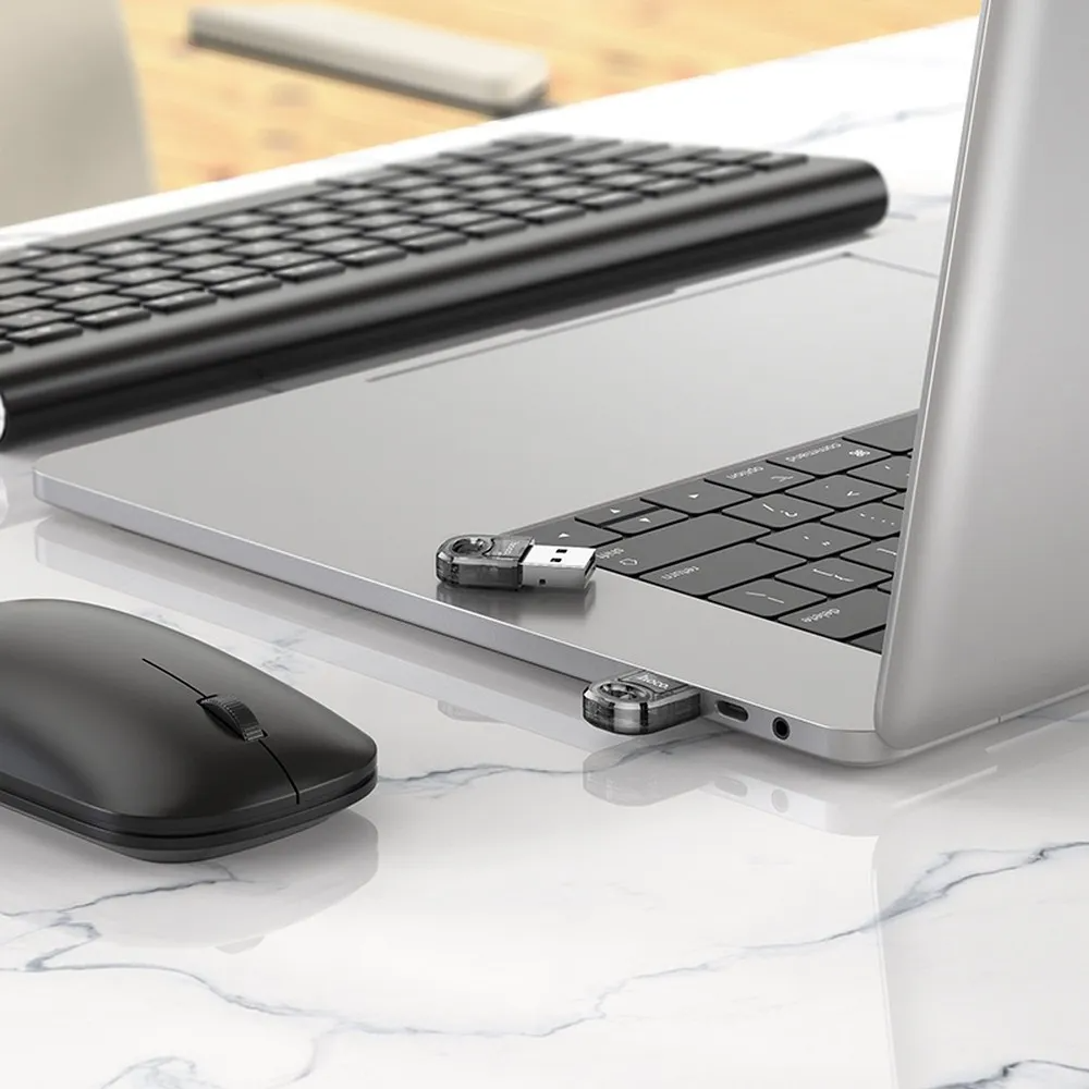 Bluetooth USB адаптер HOCO UA28, Черен