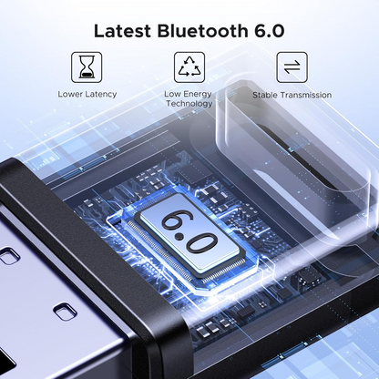 Bluetooth USB адаптер UGREEN CM748 (75073), Черен