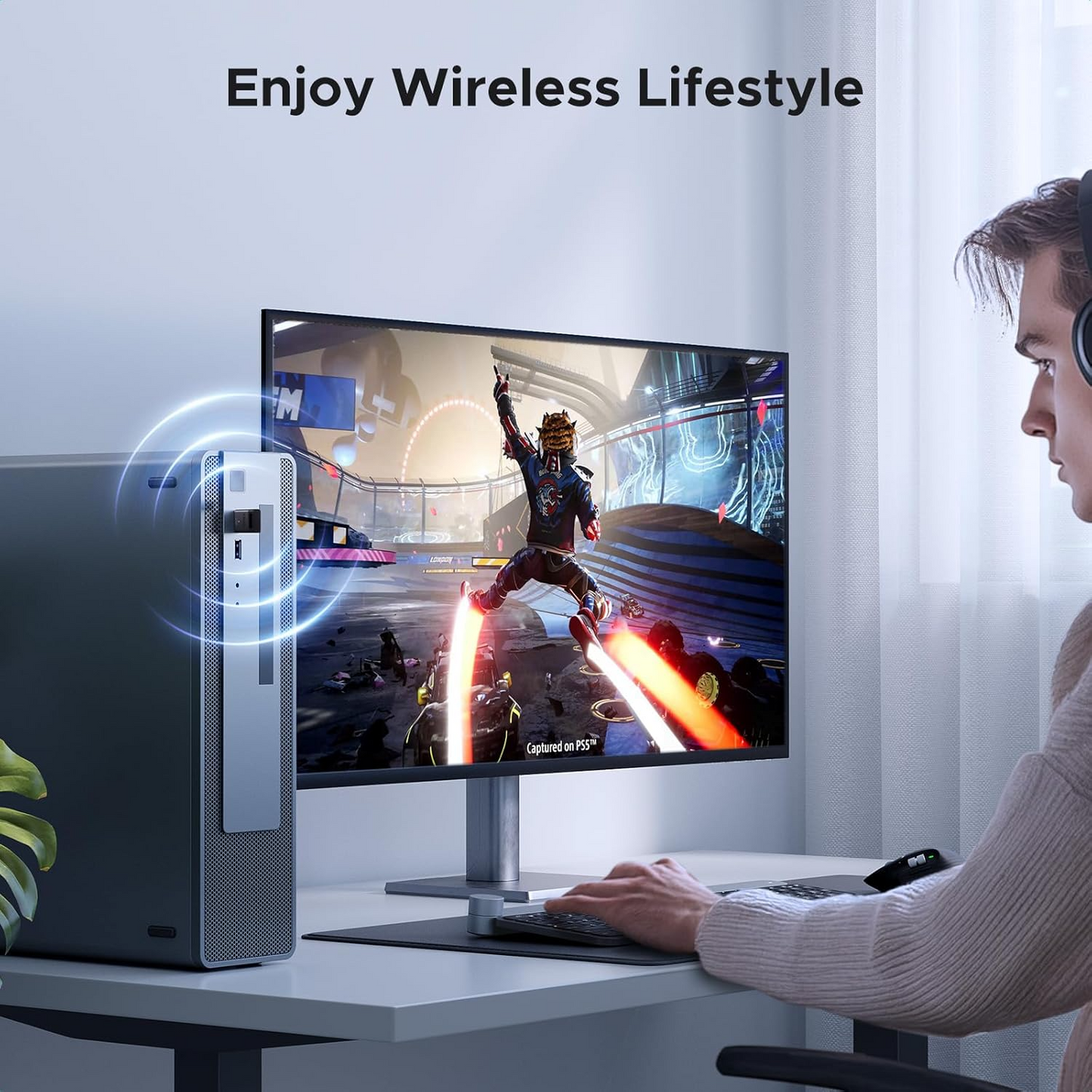 Bluetooth USB адаптер UGREEN CM748 (75073), Черен