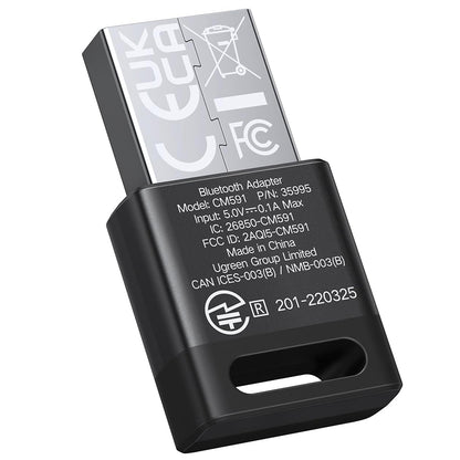 Bluetooth USB адаптер UGREEN CM591 (35995), Черен