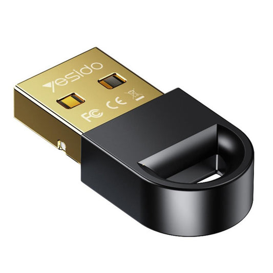 Bluetooth USB адаптер Yesido YAU34, Черен
