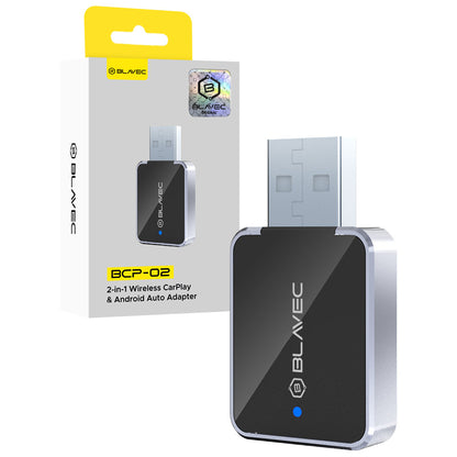Безжичен адаптер Carplay / Android Auto Blavec BCP-02 за Apple iPhone / Android серии