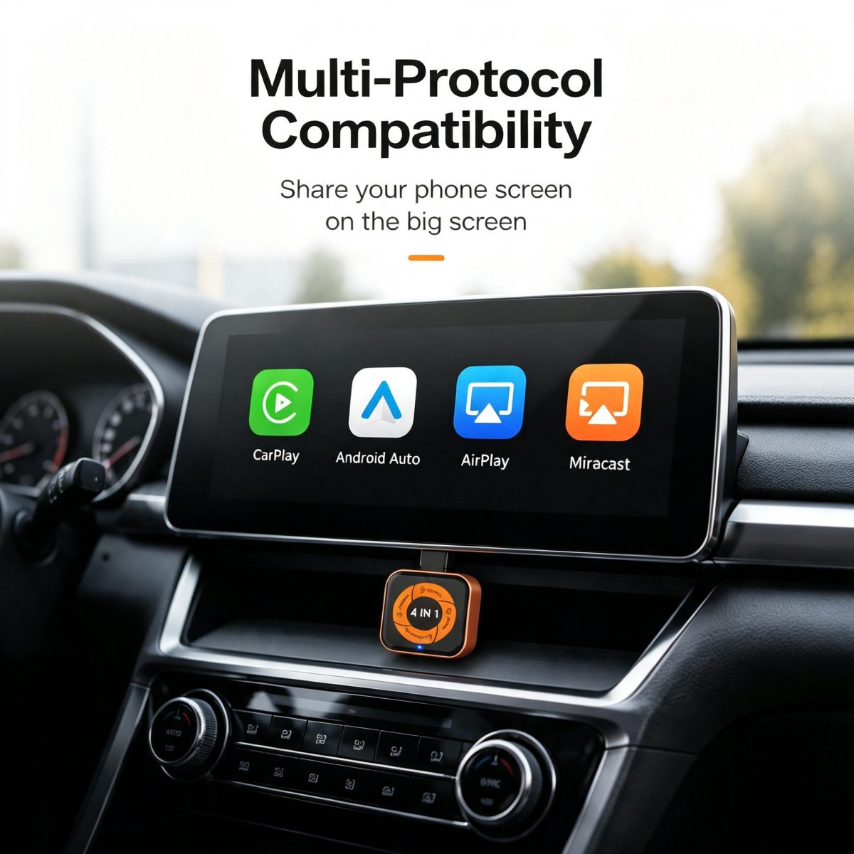 Безжичен адаптер Carplay / Android Auto Carlinkit Mini Ultra6 за Apple iPhone / Android серии