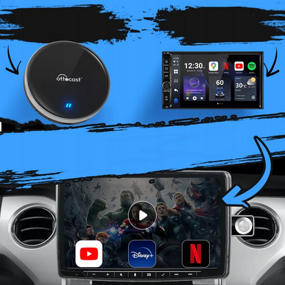 Адаптер Carplay / Android Auto Wireless Ottocast OttoAibox P3 Lite за Apple iPhone / Android Series