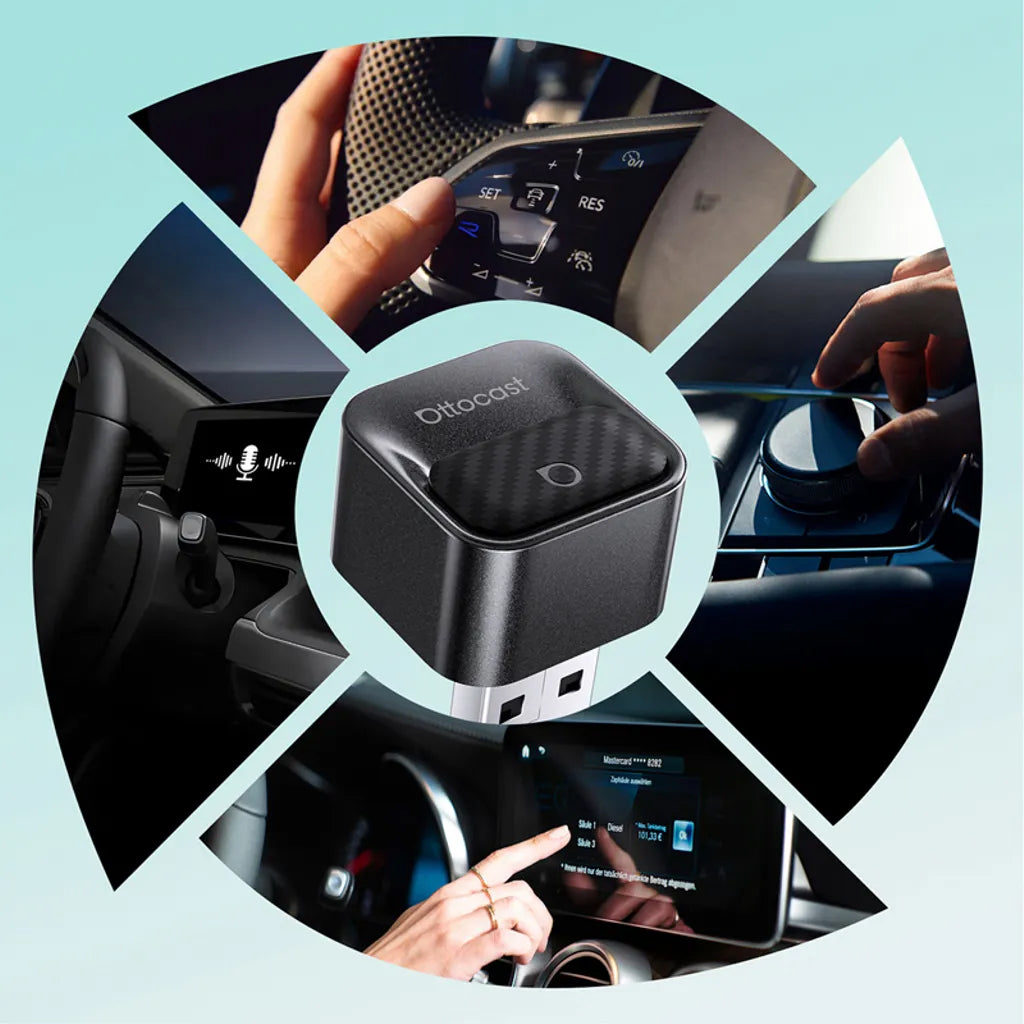 Безжичен адаптер Carplay / Android Auto Ottocast Mini Pico Style B за Apple iPhone / Android Series CA525-T3