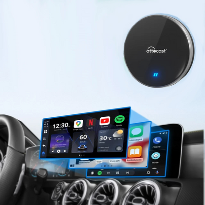 Адаптер Carplay / Android Auto Wireless Ottocast OttoAibox P3 Lite за Apple iPhone / Android Series
