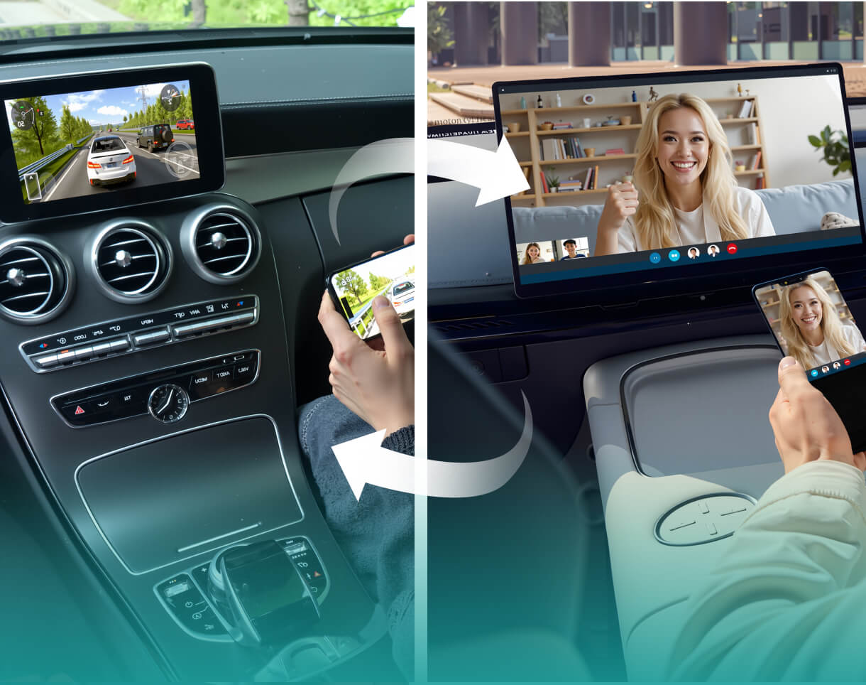 Безжичен адаптер Carplay / Android Auto Ottocast OttoAibox P3 Pro за Apple iPhone / Android серии, преработен PCS61-T