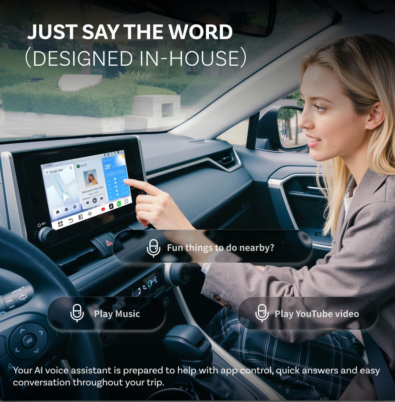 Безжичен адаптер Carplay / Android Auto Ottocast OttoAibox P3 Pro за Apple iPhone / Android серии, преработен PCS61-T