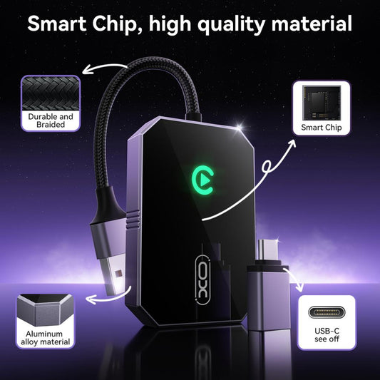 Безжичен адаптер Carplay XO Design CZ016 за серията Apple iPhone