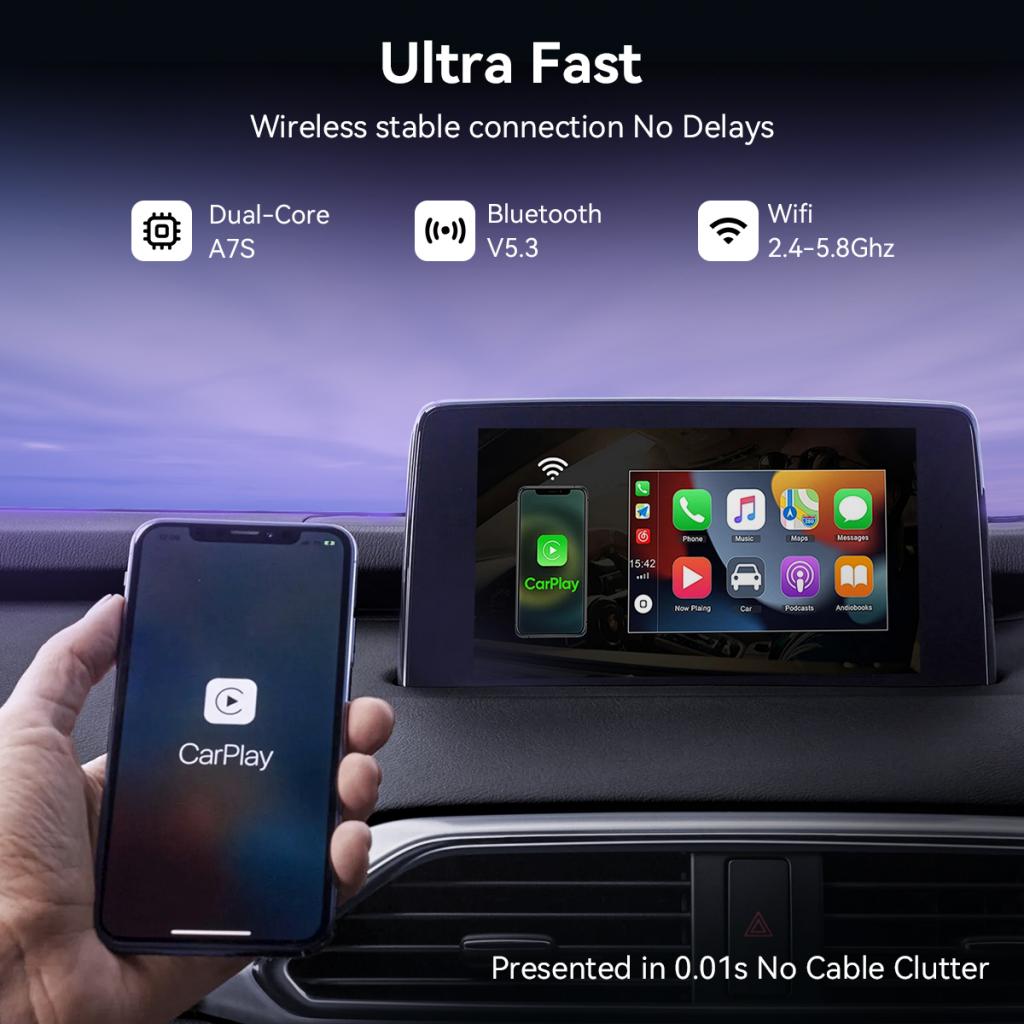 Безжичен адаптер Carplay XO Design CZ016 за серията Apple iPhone