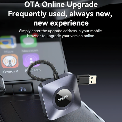 Безжичен адаптер Carplay Yesido KM23 за серията Apple iPhone