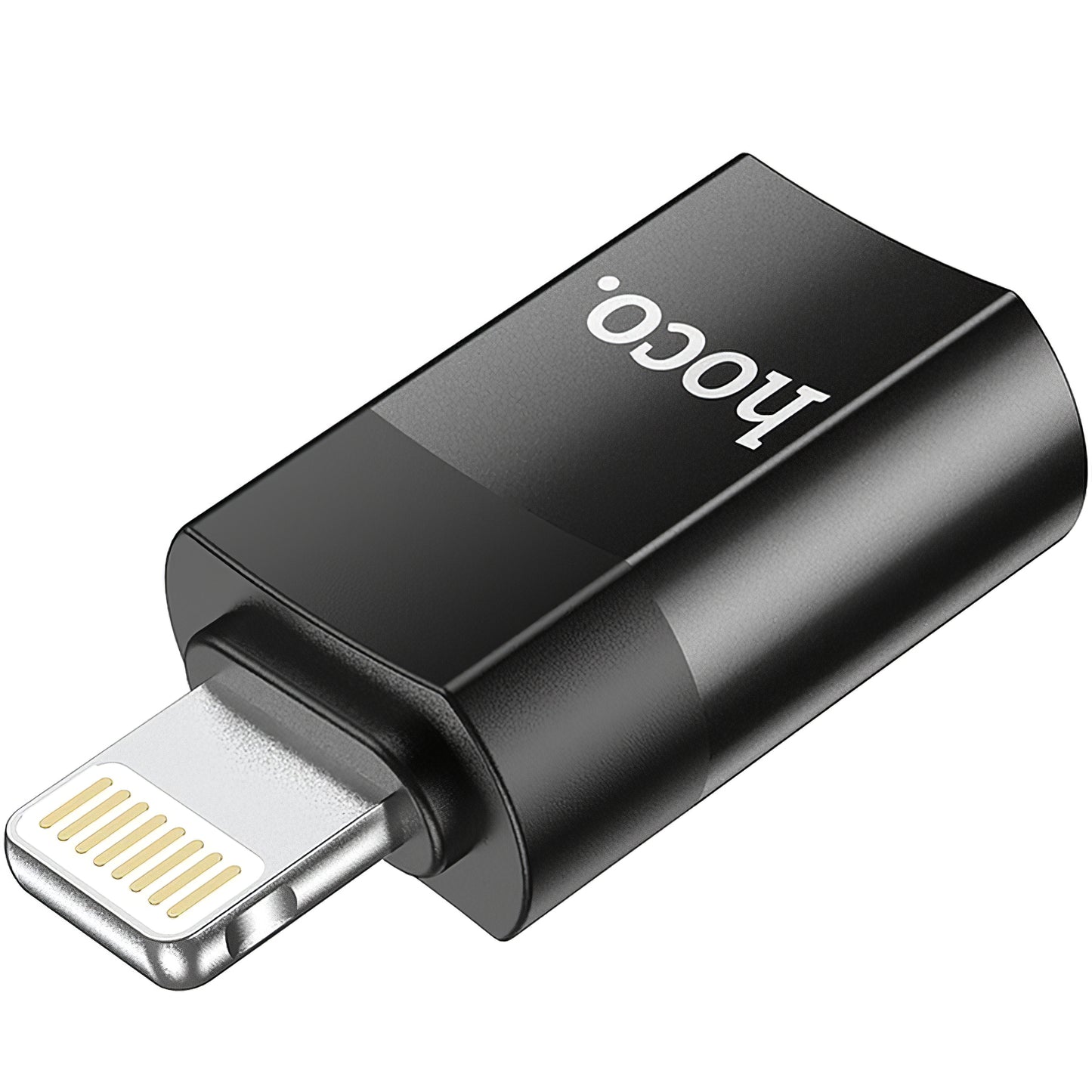 Адаптер за данни и зареждане USB-C - Lightning HOCO UA17, черен 