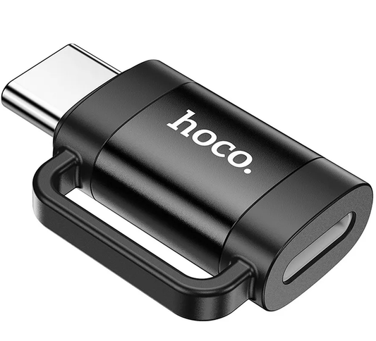 Адаптер за данни и зареждане Lightning - USB-C HOCO UA31E, Черен