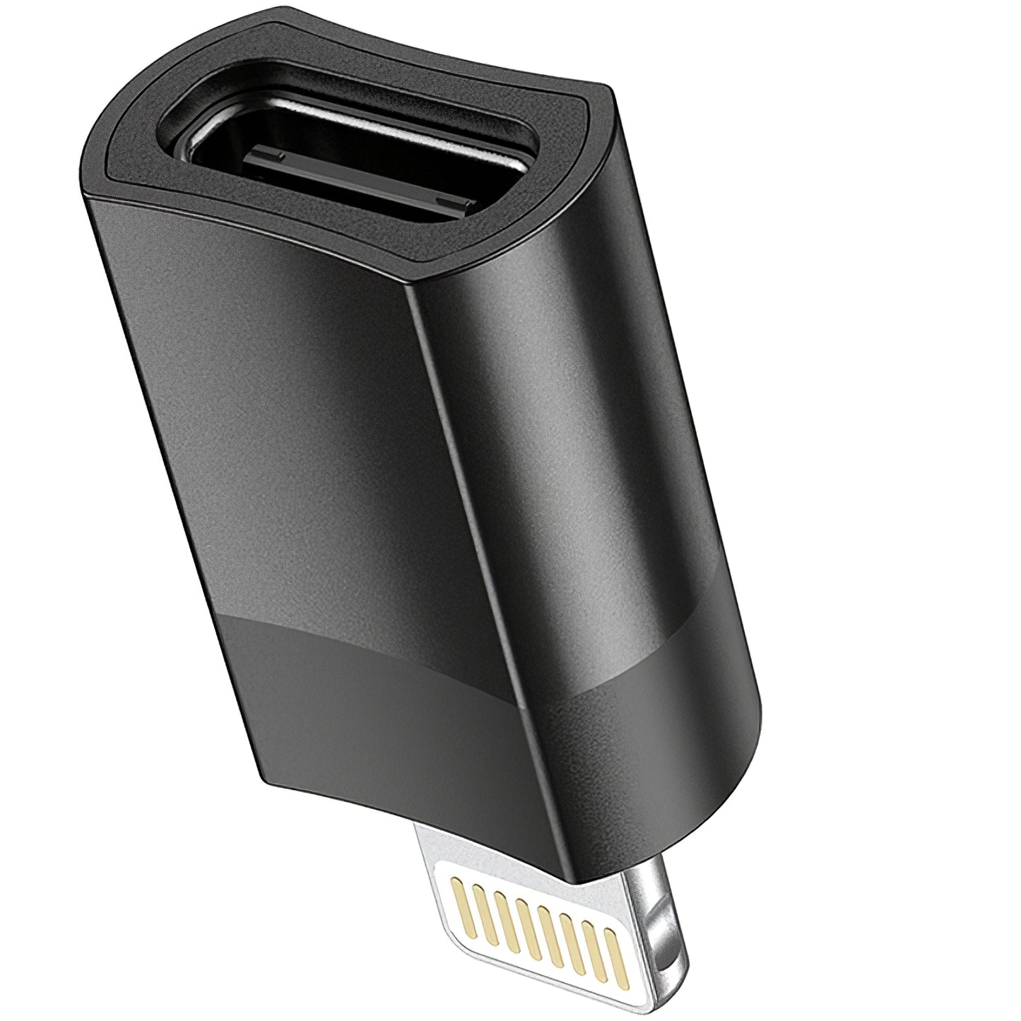 Адаптер за данни и зареждане USB-C - Lightning HOCO UA17, черен 