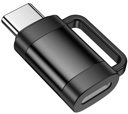 Адаптер за данни и зареждане Lightning - USB-C HOCO UA31E, Черен