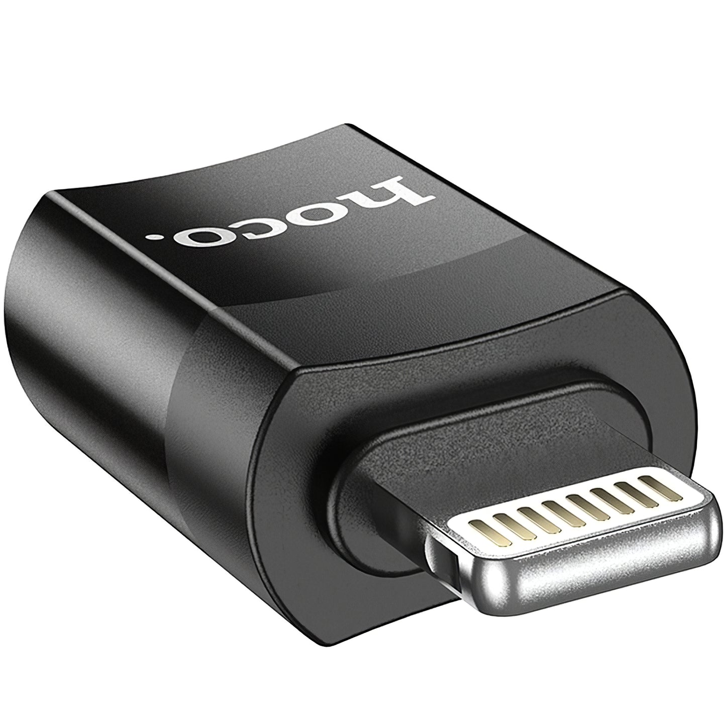 Адаптер за данни и зареждане USB-C - Lightning HOCO UA17, черен 