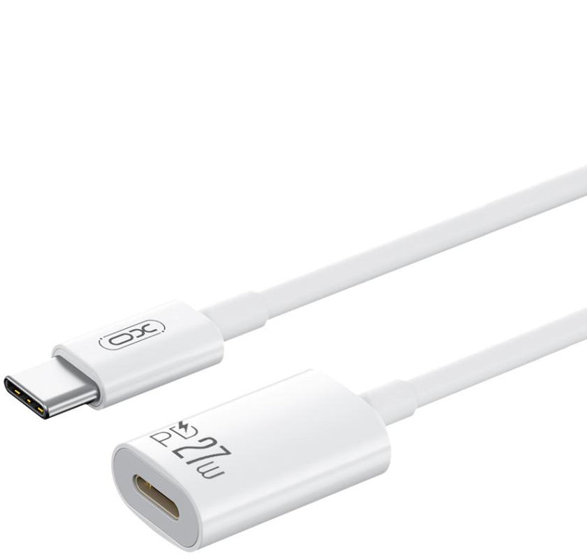 Адаптер за данни и зареждане USB-C - Lightning XO Design NB-R268A, Бял